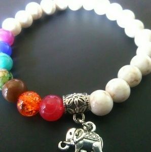 New Elephant Yoga Natural Stone Bead Heal Bracelet